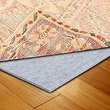 Sonic Acoustics Non Slip Soundproof Rug Pad 12x12x0.4inches, (Felt + Rubber) Double Layers Area Carpet Mat Tap, Provides Protection and Cushioning for Hardwood or Tile Floors