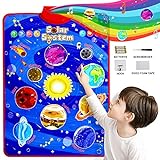 Paloura Solar System Toys - Electronic Interactive Educational Talking Poster Learn Names & Songs & Facts & Games of Planet Learning Toys for 3,4,5,6,7,8 Year Old Boys & Girls Gifts for Toddlers/Kids…