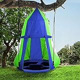 Hanging Tree Swing Tent Waterproof Backyard Hammock Chair Max Capacity 600lbs Detachable Play Tent Swing Play House Castle Nest Pod Indoor Outdoor Bedroom Ceiling Hanging Tent Camping Tree House
