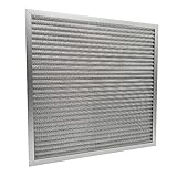 wioAIR Washable Air Filter(20' x 20' x 1'), Aluminum Electrostatic Air Filter for Furnace and Central Air Conditioner