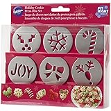 Wilton 6-Piece Fit Right Holiday Cookie Disc Set