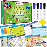 Handwriting Practice Book for Kids, Toddler Preschool Learning Activity for 3 4 5 Year Old Boys Girls, Kindergarten Educational Toys, Tracking Letters Learn Number Workbook(New)