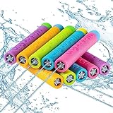 FENYAN Water Blasters,10PCS Foam Squirt Guns for Kids 3-10, Pool Toys Water Squirter Soaker Gun for Toddlers Summer Swimming Beach Party(5 Colors)