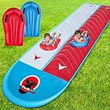 Atlasonix 21ft Slip and Slide for Kids - Water Slide Slip n Slide for Kids Backyard, Water Slides Inflatables for Kids and Adults, Waterslide Slides Kids Backyard 21x6ft