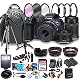 Canon EOS R7 Mirrorless Digital Camera with RF-S 18-45mm f/4.5-6.3 is STM Lens + 55-210mm f/5-7.1 is STM Lens + 64GB Memory Cards, Professional Photo Bundle (42pc Bundle)