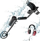 SuperEye Underwater Metal Detector for Professional Adults, Precise Sensitivity 8.6'Coil, Small Object Filter,LED & Alarm with Headphone,IP68 Full Waterproof Submersible up to 130 ft for Scuba Diving.
