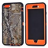 Miuion- Compatible with iPhone 6 (4.7'' Version) Heavy Duty Shockproof Dirtproof Defender Case Cover with Built-in Screen Protector (Orange Tree)