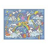 KwirkWorks Funny Jigsaw Puzzle - Unicorn Farts- 1000 Piece - Puzzles Make Great Gag Gifts