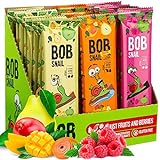 Snacks Variety Pack for Kids Adults - 30 Healthy Fruit Snacks Individual Packs for Kids Adults with Natural Mango Raspberries Pears and Apple Gluten-Free Vegan Low Carb Fruit Bar No Sugar Added