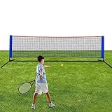 OKAYES Tennis Net, Portable Tennis Net for Driveway, Mini Tennis Net for Kids, Collapsible Tennis Net for Backyard, 35”-63” Height Adjustable Tennis Net | Badminton Net for Backyard, Multipurpose Net