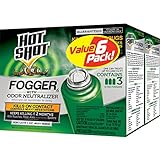 Hot Shot Fogger6 With Odor Neutralizer, 3/2-Ounce, Clear, 2-Packs (6 - Count)
