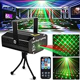 Party Lights,Disco DJ Lights Strobe Light Rave Stage Light Projector Effect Club Light Sound Activated with Remote Control for Parties Home Show Bar Club Birthday KTV DJ Pub Karaoke Christmas Holiday