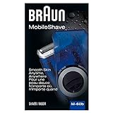 Braun Electric Razor for Men, M60b Mobile Electric Foil Shaver, Washable