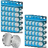 2032 Battery 230 mAh CR2032 Lithium 3V Coin Button Cell 50 Pack