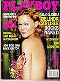 Playboy Magazine August 2001 with Belinda Carlisle from the Go Go's