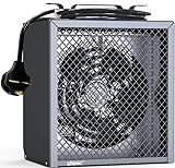 Shinic Electric Garage Heater 240v, 4,800-Watt Fan-Forced Industrial Heater, With Thermostat Control, Carrying Handle, Heavy Gauge Steel, Nema 6-30p Garage Heaters for Workshop, Construction Site