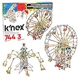 K’NEX Education STEM Explorations: 3-in-1 Classic Amusement Park Building Set – Multicolor & Motorized, Creative-Learning Construction Model for Ages 9+, Engineering Toy for Boys & Girls, Adults