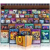Golden Groundhog Yugioh 150 Card Lot - Featuring A Mix of 15 Rares and 15 Holos - Includes Treasure Chest Storage Box