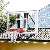katop Garage Roof-Mount Outdoor Basketball Hoop System with 48 inch Backboard,Durable Steel Universal Bracket and Break-Away Rim Combo (48 inch, Garage roof)