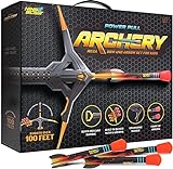 Kids Bow and Arrow Archery Set - Coolest Toys for Boys Age 6, 7, 8, 9, 10, 11 & 12 Year Old Boy Gifts - Cool Boy Toys Birthday Gift - Best Outdoor Kid Sports Play Toy