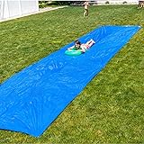 Squirrel Products Backyard Blast Big Waterslide 30' x 6' - Easy to Setup - Extra Thick to Prevent Rips & Tears