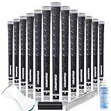 CHAMPKEY Y-PRO Performance Rubber Golf Grips 13 Pack with All Repair Kits - All Weather Control Golf Club Grips - Excellent Traction and Control Golf Rubber Grips（Black, Standard）