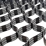 C'ESTBON Ground Grid Retractable Black Honeycomb Geocell for Landscaping Patios Walkways, Soil Reinforcement Gravel Ground Grid, Cuttable Geogrid Easypave Grid (Size : 3mX8m/9.8ftX26.2ft)