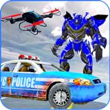 Air Drone Robot Transform Battle- Best Robots war free games