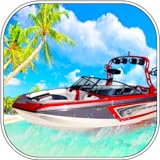 Beach Boat Racing and Water Taxi Simulator 2017 3D
