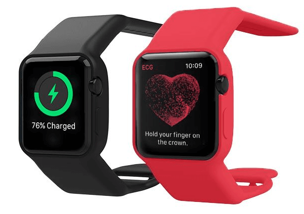 Batfree wireless apple watch power strap