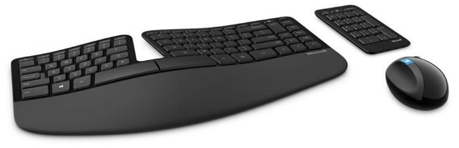 Microsoft Sculpt Ergonomic Wireless Desktop Keyboard and Mouse