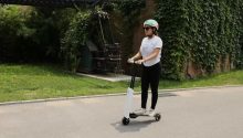 mantour x lightweight foldable self-balancing e-scooter