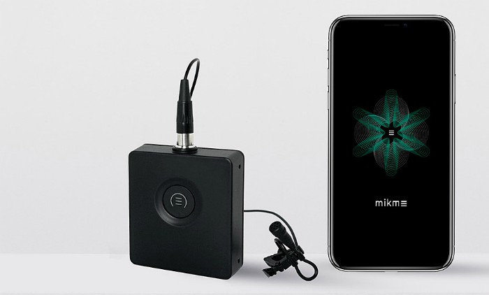 milkme wireless audio recorder clip-on microphone