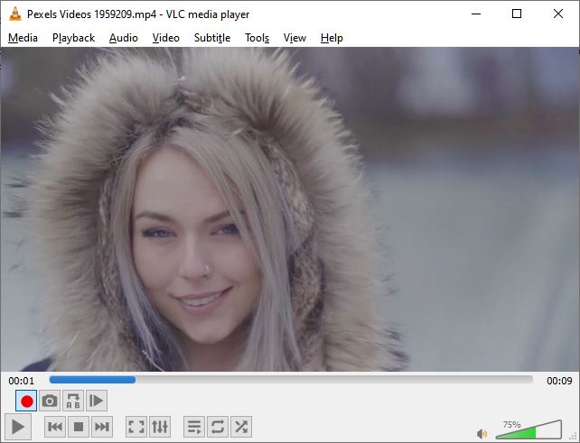 vlc media player record lower resolution