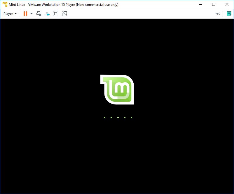 vmware workstation player mint linux automatic booting 2